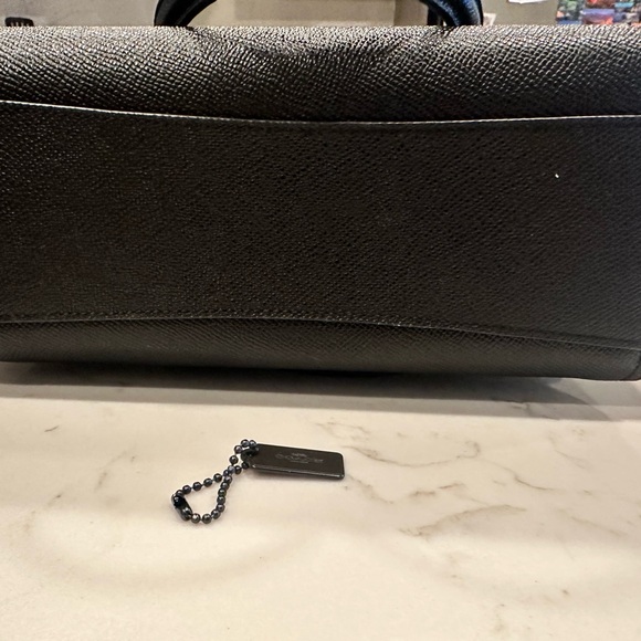 Coach Medium Purse Black Satchel - Picture 7 of 11